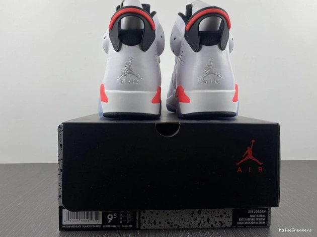 MaikeSneakers White 6 Jordan (2014) 384664-123 Retro Infrared 0729